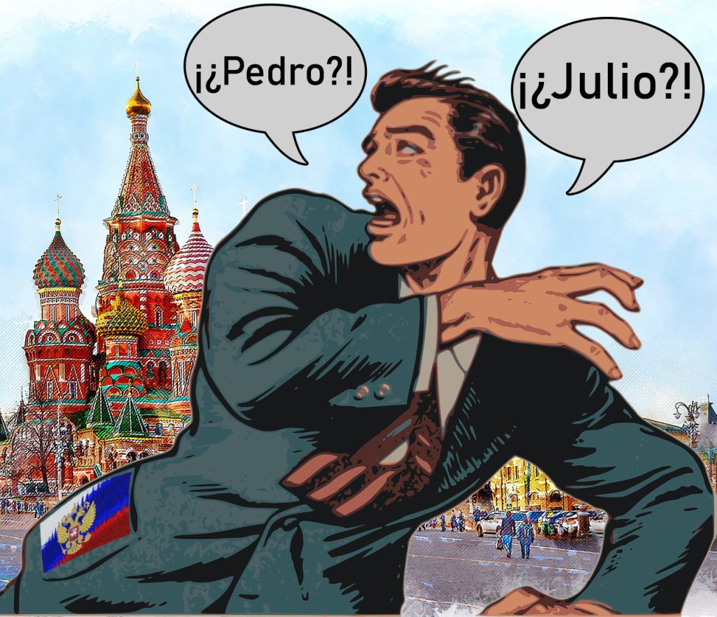 Pedro Julio en Rusia